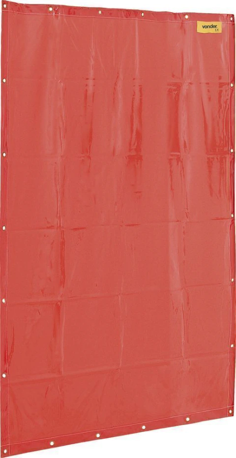 Cortina para solda 1,22x1,78 laranja sem suporte Vonder