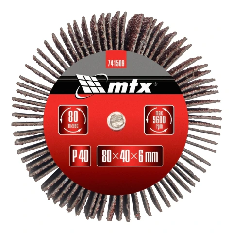 Roda De Lixa Com Haste Para Furadeira P Desbaste Mtx