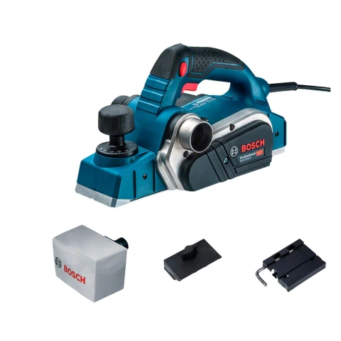 Plaina Bosch Gho 26-82 D 710W 220V Com Saco Coletor De Pó