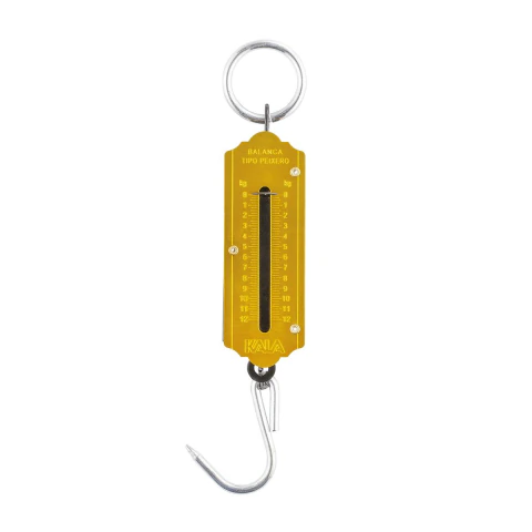 Balança Peixeiro Suspensa 12Kg Aço Inox Divisão 100g Kala