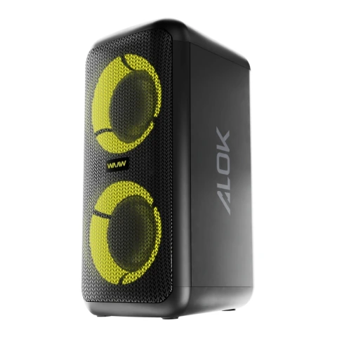 Caixa de Som Bluetooth WAAW TWS 160W RMS Bivolt Infinite 200 LED