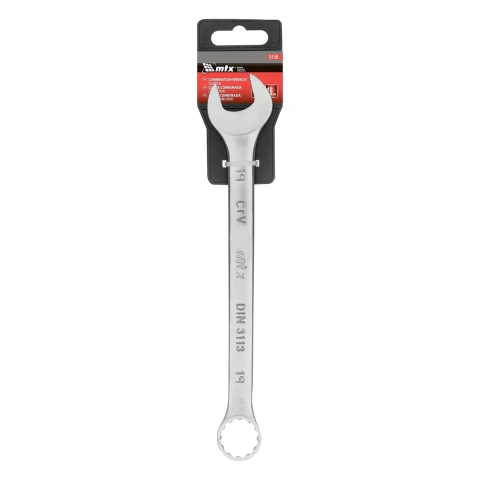 Chave Combinada 19mm CrV Cromado Fosco 12 Lados 15° MTX