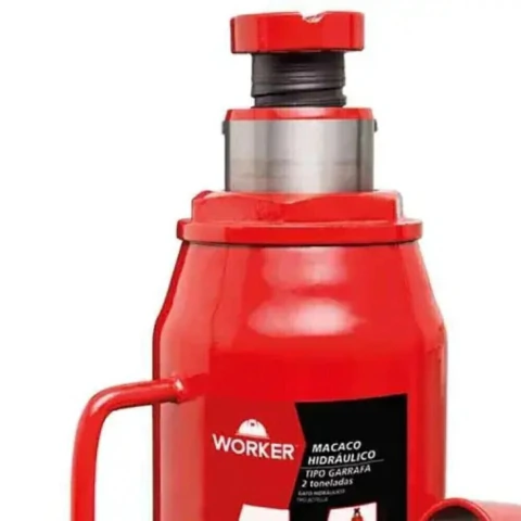 Macaco Hidráulico Garrafa 8 Toneladas 236-476mm Worker Elevação Segura