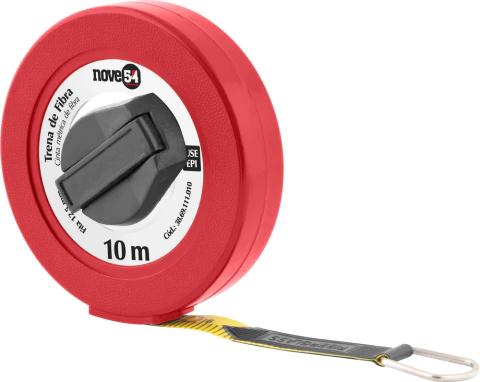 Trena fibra 10mx12,5mm longa fechada Nove54