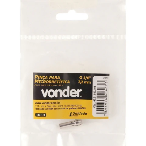 Pinça 3,2 mm para Micro Retífica Vonder