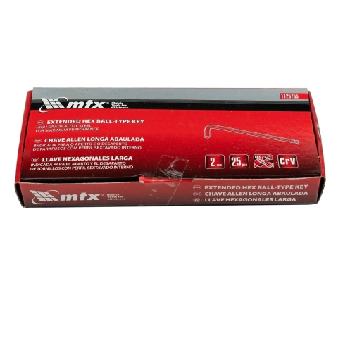 Chave Allen 2mm 25pçs Cromo Vanadio Fosfatizada