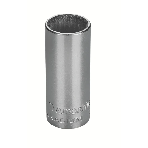 Soquete Estriado Longo 17mm 3/8 Torque Superior Tramontina PRO