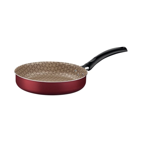 Frigideira Reta Tramontina Turim 22 cm 1,7 L Antiaderente Starflon Max Vermelha Alumínio