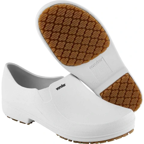 Sapato Antiderrapante e Impermeável Tam. 43 Branco Vonder