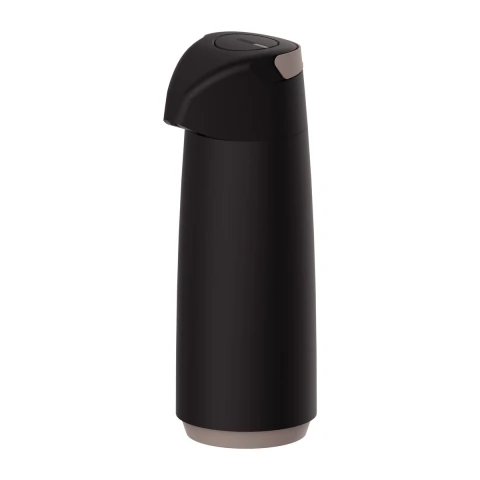 Garrafa Térmica Tramontina Exata 1,8 L Plástico Preto Ampola De Vidro Corta Pingos Livre De BPA