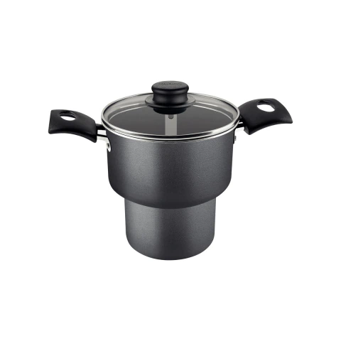 Cuscuzeira Tramontina Turim 14 cm 1,9 L Alumínio Antiaderente Starflon Max Chumbo