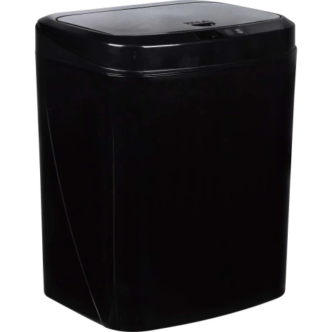 Lixeira Automática Sensor Aproximação USB 16L Preta ABS Fechamento Suave Kala