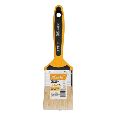 Trincha 2 1/2'' Para Verniz Cerdas Mistas MTX