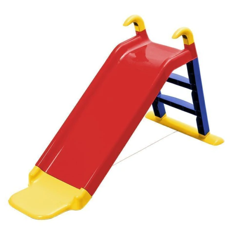Escorregador Infantil c/ Apoio Amarelo Azul e Vermelho
