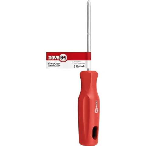 Chave phillips 1/8x5" n.0 aço carbono - Nove54