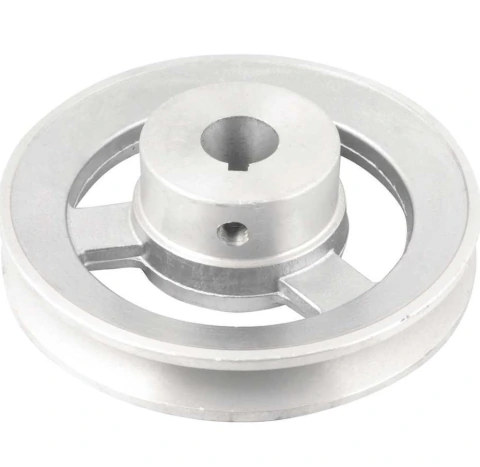 Polia Alumínio 1 Canal Perfil A 120mm com Furo 3/4" Vonder