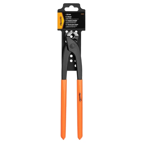 Alicate De Cabeça Preto 10'' 250mm Aço Carbono Cabo Borracha