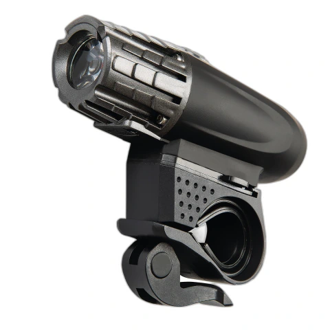 Lanterna LED Bicicleta Tramontina 1200 mAh 200 Lumens USB Recarregável 4 Modos 360° Fixação ABS Modelo Tramontina