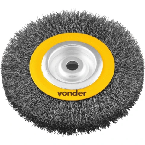 Escova Circular Ondulada 6x1 Furo 1/2 Polido 6 Vonder