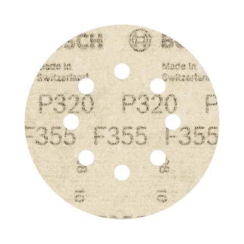 Disco De Lixa Bosch Pro F355 125mm Grano 320 - 5 Unidades