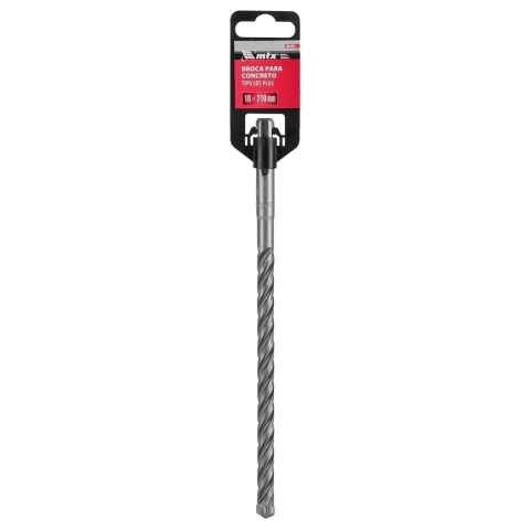 Broca Para Concreto Sds Plus 10 X 210mm Carboneto De Mtx