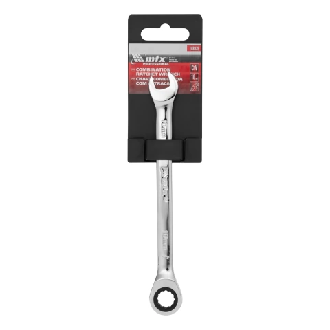 Chave de Catraca Combinada 10mm Aço CrV Cromada 58 HRC MTX