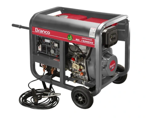 Gerador Diesel Motosoldador 2,2Kva Mono BD-W190 CFE Branco