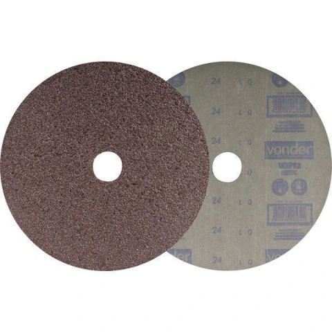 Disco lixa fibra 180mm g36 vdf12 com 10 peças Vonder