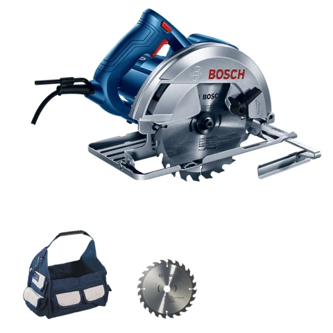 Serra Circular Bosch Gks 150 1500W 220V Bolsa Disco E Guia