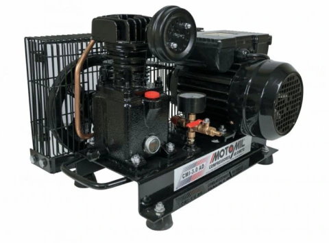 Compressor Ar Direto com Motor 1HP 4 Polos Bivolt CMI-3,0AD Motomil