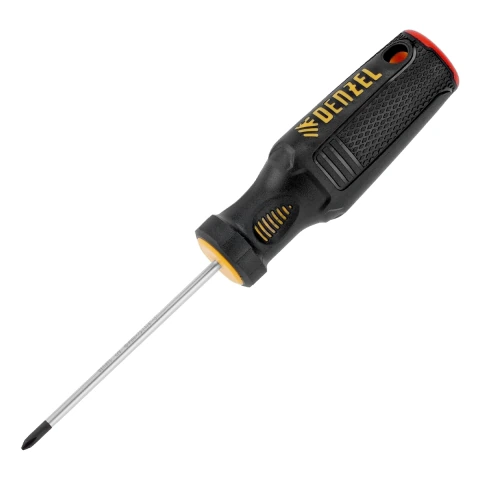 Chave Phillips 1/8x 3 PH0x75mm CRV Cabo 3 Componentes Denzel