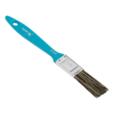 Trincha Pincel 3/4 Polegada 20 mm Para Tintas Látex E Acrílicas Cerdas Mistas Cabo Plástico Mtx