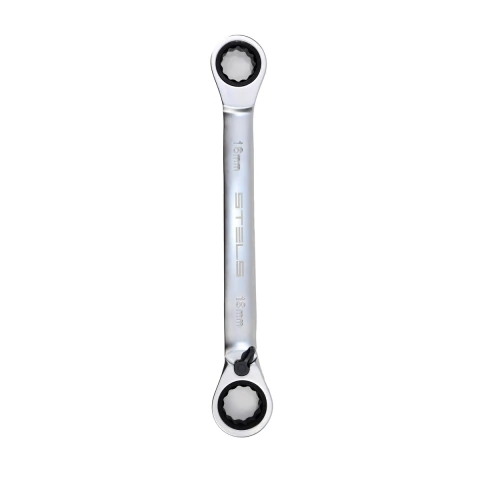 Chave Estrela Com Catraca 16-18mm Stels 72 Dentes 5° Aço CrV