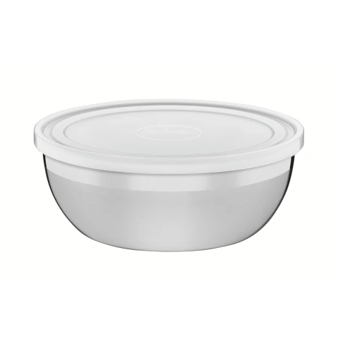 Pote Redondo Em Aço Inox Com Tampa 4,2 L 25 cm Freezinox Tramontina