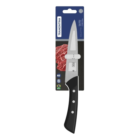 Faca Utility Tramontina Solutta 15 Cm Aço Inox Cabo Policarbonato Fibra De Vidro Certificada NSF