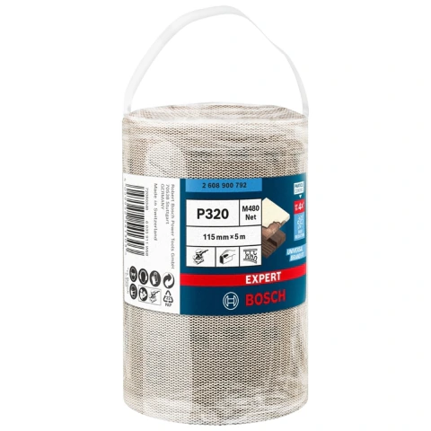 Rolo De Lixa Bosch Expert M480 115mmx5Mt G320
