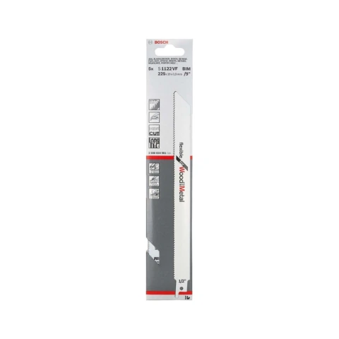Lâmina Serra Sabre Bosch S1122Vf Flexible For Wood And Metal