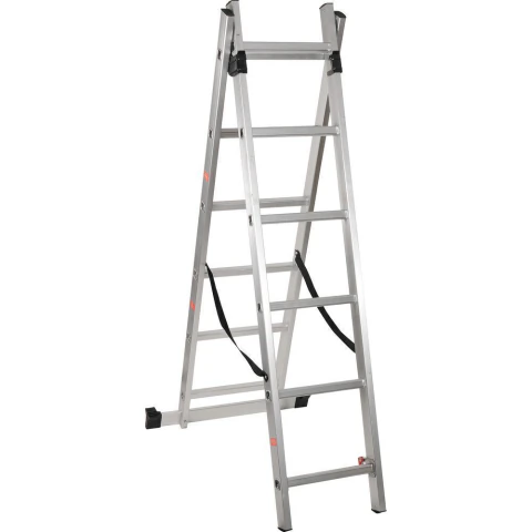 Escada Extensiva Alumínio 2X6 Degraus Vonder