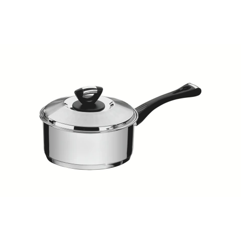 Panela Tramontina Solar Baquelite Aço Inox Fundo Triplo 20 cm 2,9 L Indução