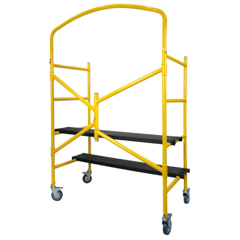 Plataforma Dobrável Portátil 1125mm 590mm 1575mm 225kg Aço Reforçado Estrutura Segura Profissional Csm