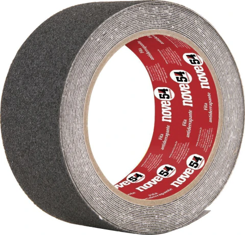 Fita antiderrapante 50mmx5m preta - Nove54