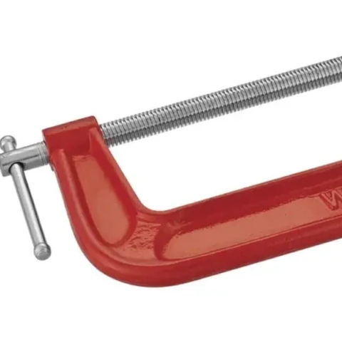 Grampo Tipo C 8'' Ferro Fundido Worker 140201 Para Marcenaria