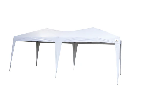 Tenda Gazebo Dobrável Alum. 6,00 X 3,00 m Branca - Bel Lazer
