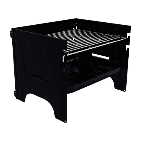 Churrasqueira Portátil À Carvão Tramontina TCP-380 1,5 Kg Aço Inox E Aço Carbono Esmaltado