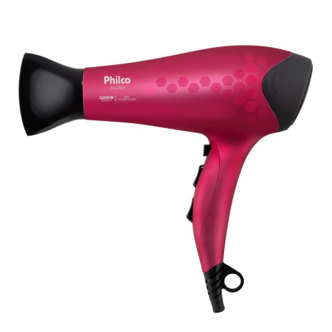 Secador de Cabelos Philco PSC2350 Tourmaline 2200 Watts Bivolt