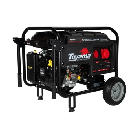 Gerador Gasolina 10kVA Toyama TG10000CXE3 380V AVR Trifásico Horímetro 25L