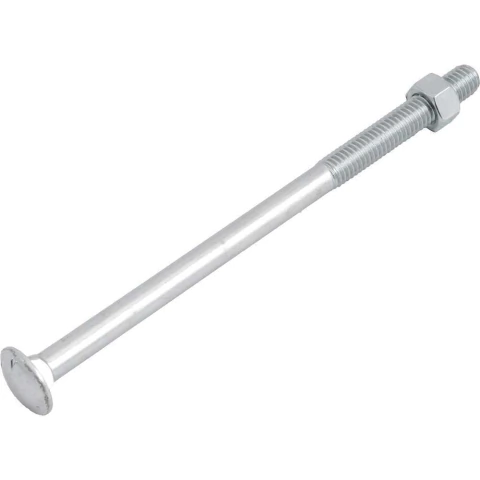Parafuso Frances 3/8X6.1/2'' UNC 16 Fios Aço Carbono Zincado Nove54