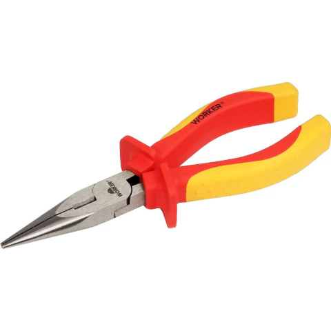 Alicate Bico Meia Cana Reto 6'' Profissional 1000V VDE Worker