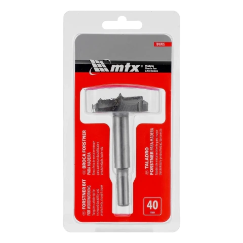 Broca Fresa Forstner Para Madeira 40mm Haste Cilíndrica