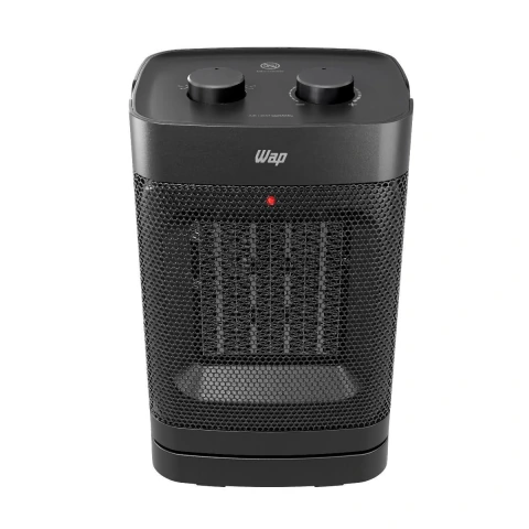 Aquecedor Elétrico 3 em 1 WAP AIR HEAT CERAMIC Dois Níveis de Aquecimento e Oscilação 1500W Grade Protetora 220V